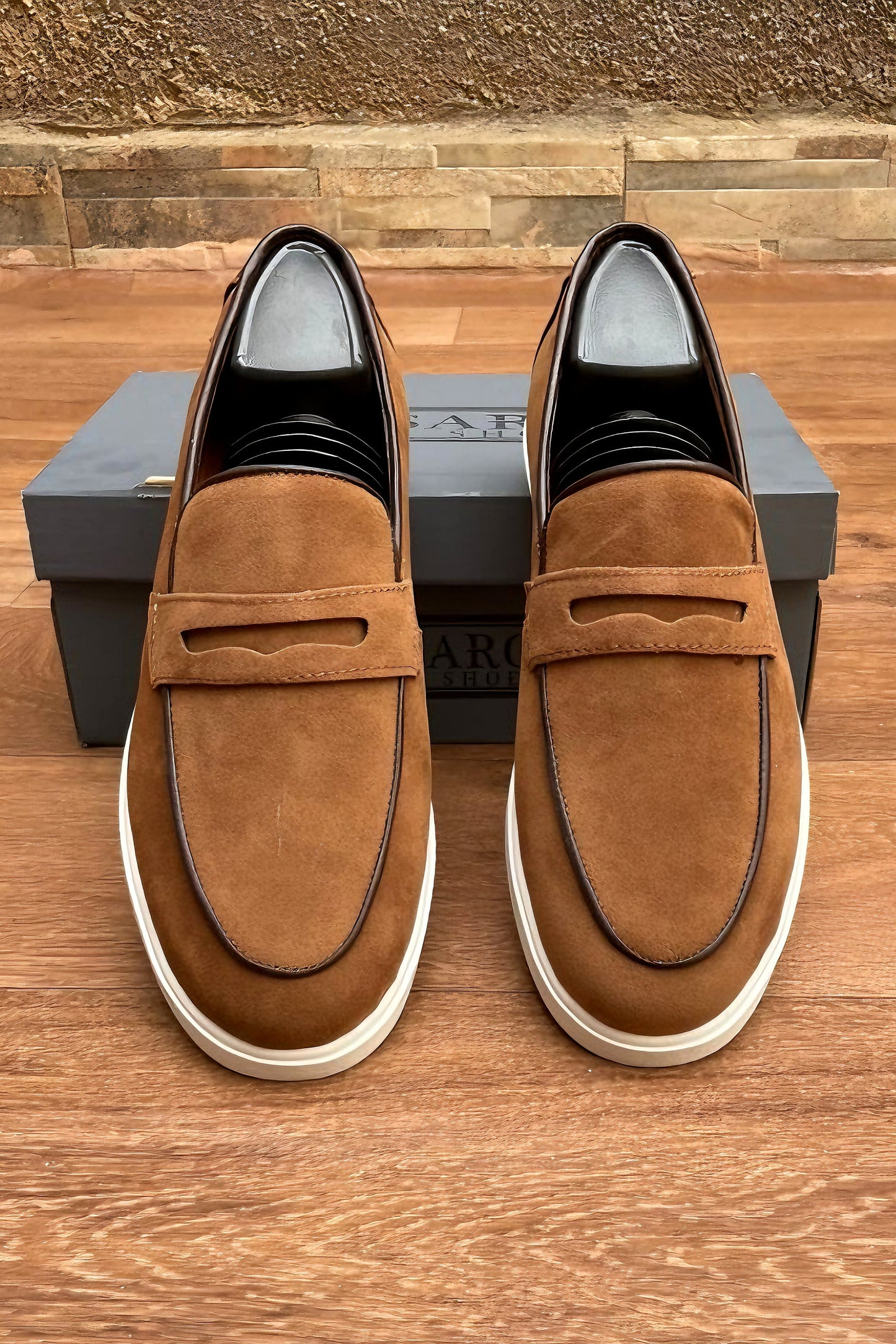 Mocassin TABAC moderne chic_décontracté : (Old Money)