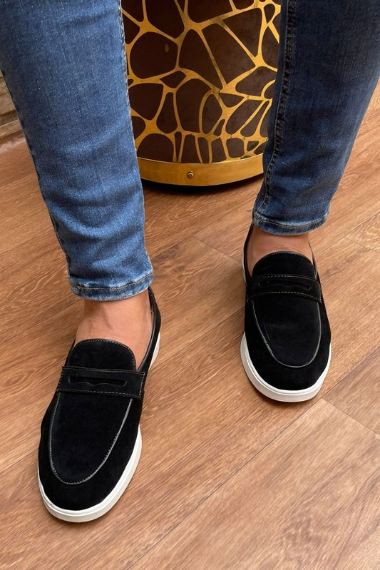 Mocassin NOIR moderne chic_décontracté : (Old Money)