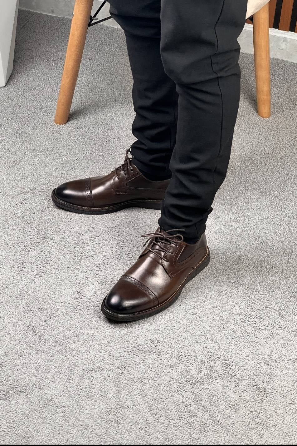 Chaussure en cuir véritable – L’élégance au service du confort