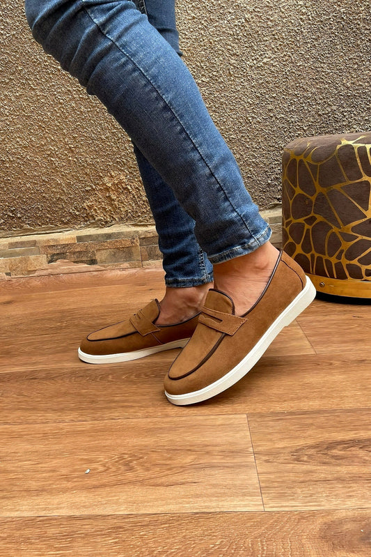 Mocassin TABAC moderne chic_décontracté : (Old Money)
